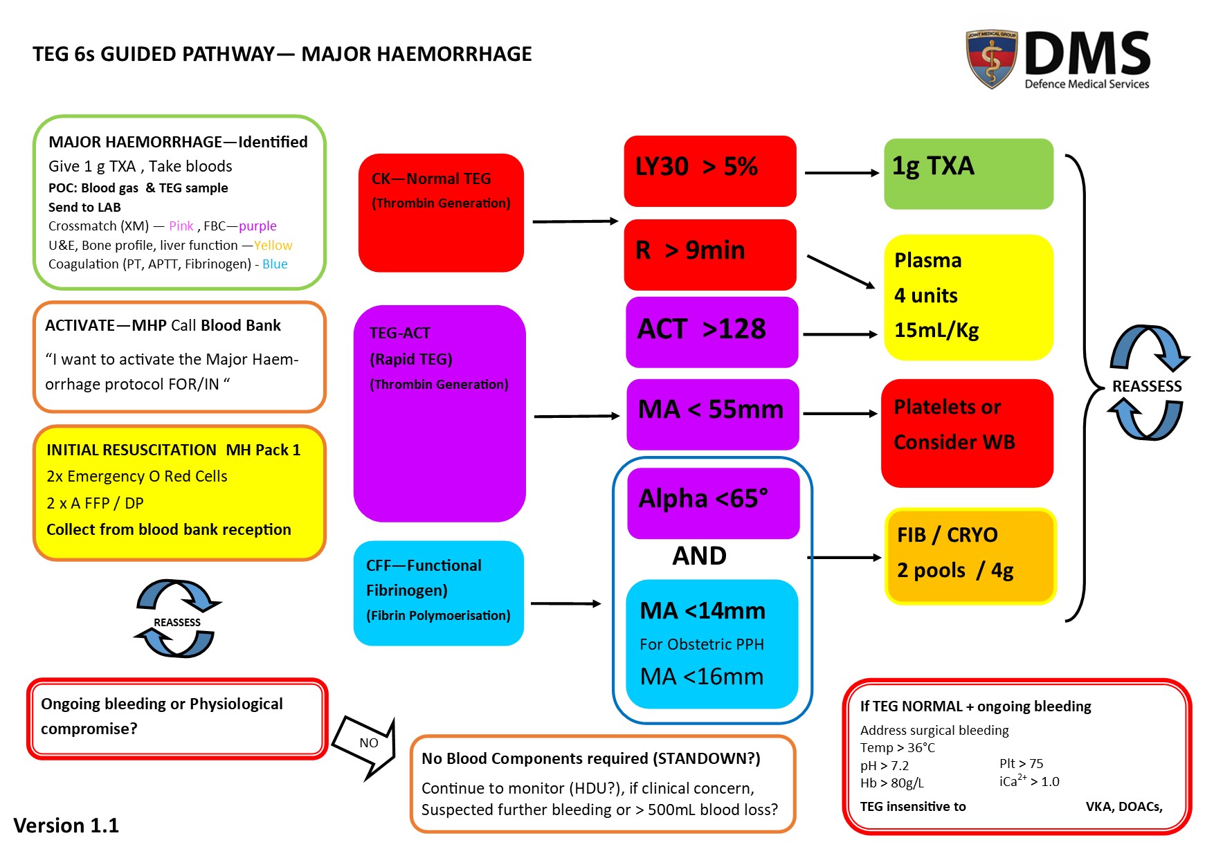 TEG 6 guided Pathway